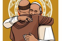 Święty Franciszek i papież Franciszek