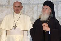 papież Franciszek i patriarcha Bartłomiej