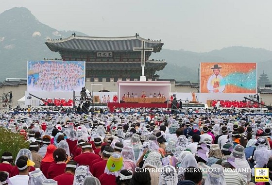papież Franciszek w Korei
