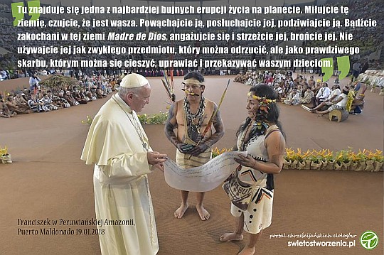 cytat papieża Franciszka z Peru