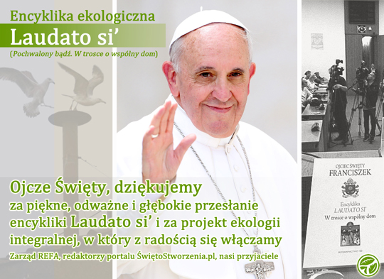 papież Franciszek i Laudato si'